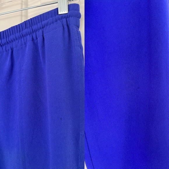 T. Babaton Cobalt Blue Relaxed Fit Drawstring Waist Trouser XS - Picture 16 of 16